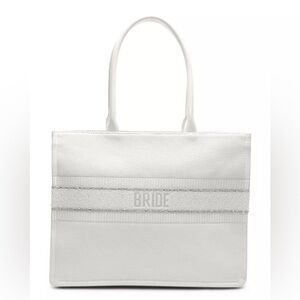 Betsey Johnson White Bridal Tote Bag
